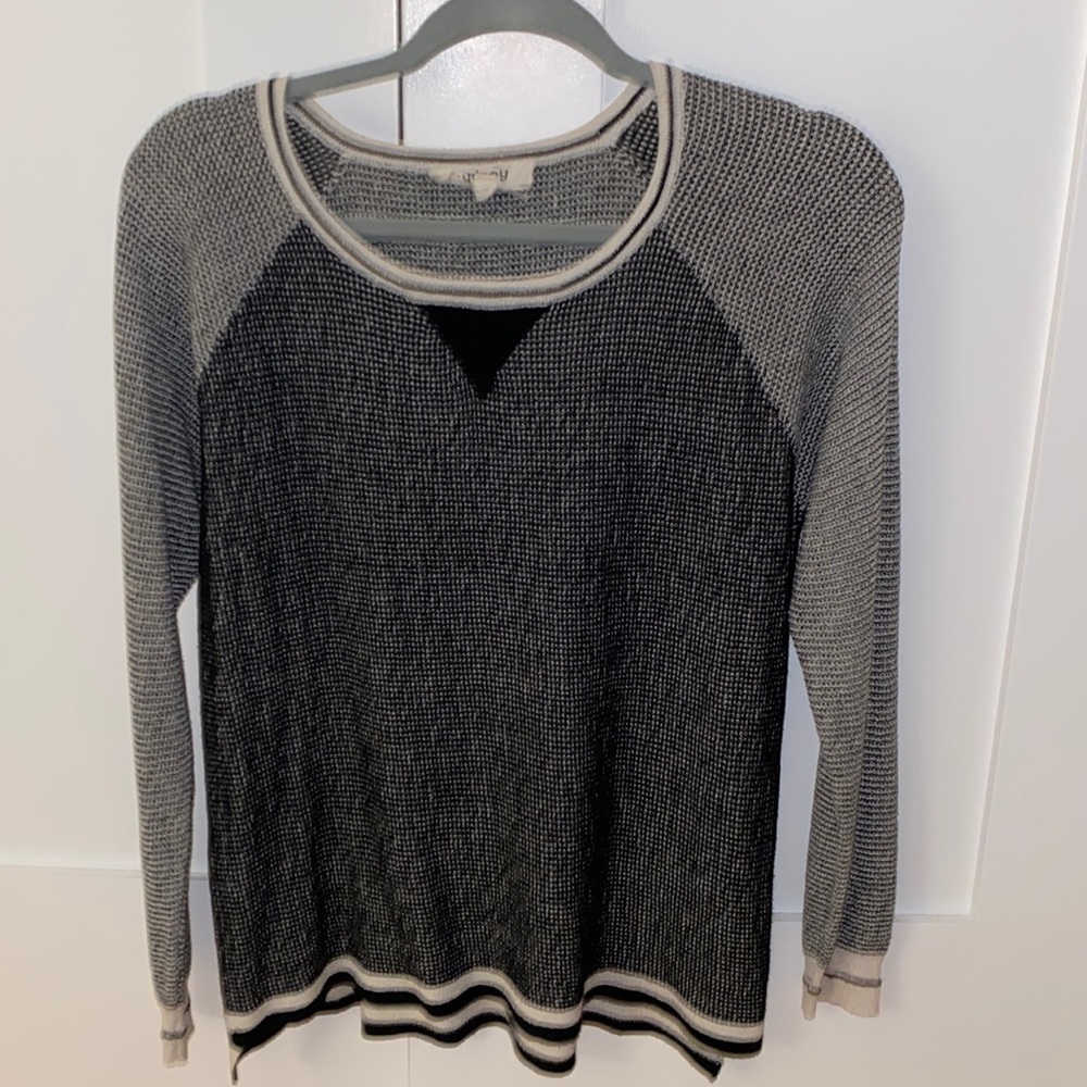 Sydney Black and White Sweater